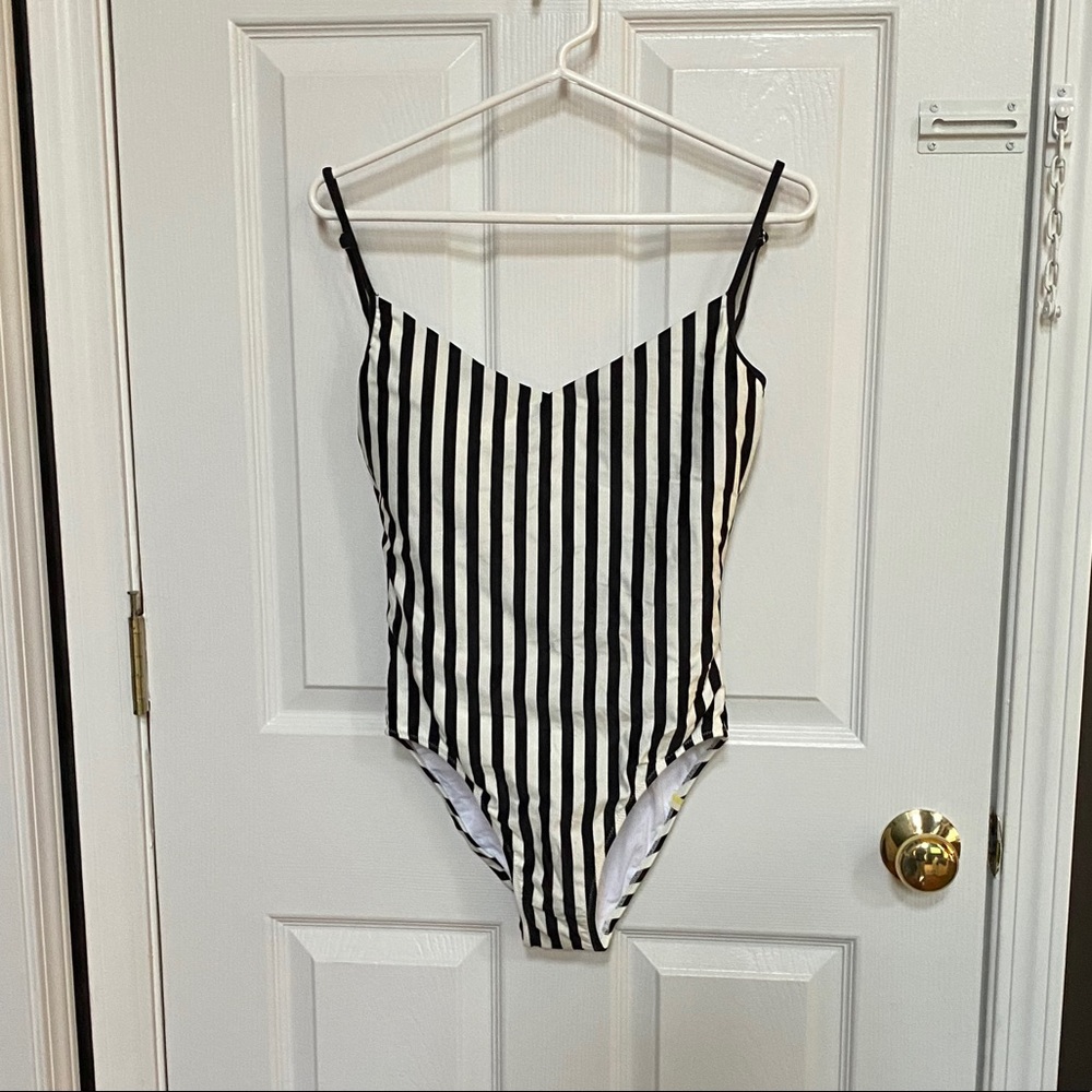 NWT - Summersalt Striped One Piece Bathing Suit